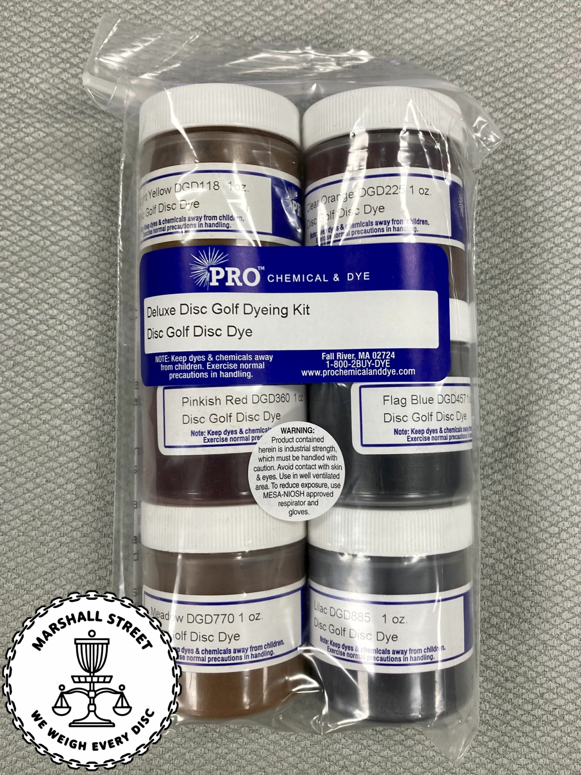 Pro Chem Deluxe Dye Kit • Marshall Street Disc Golf